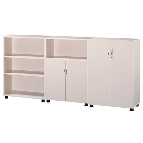 아이보리 3단장식장