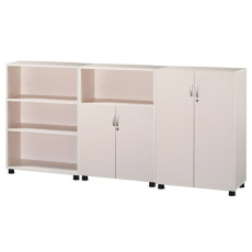 아이보리 3단장식장