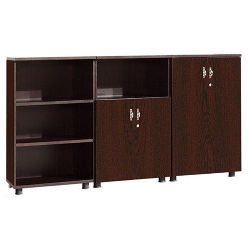 중역용 월넛 3단 장식장