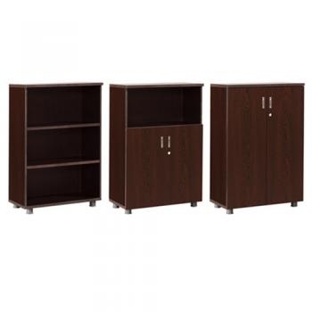 중역용 월넛 3단 장식장