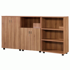 로즈오크 3단 장식장