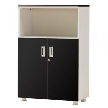 카멜레온 블랙오크 3단장식장