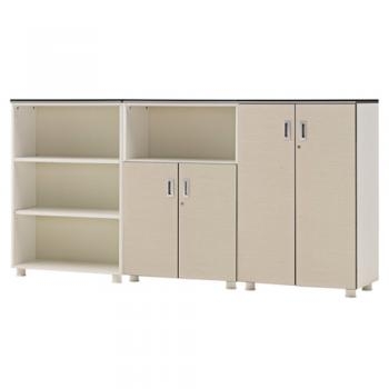 카멜레온 화이트에쉬 3단장식장