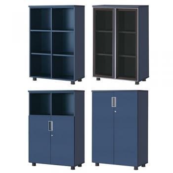 유라인 서가형 3단책장(올컬러)