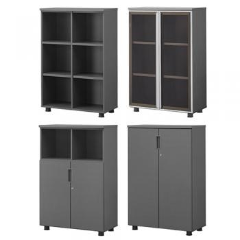 유라인 서가형 3단책장(올컬러)