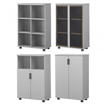 유라인 서가형 3단책장(올컬러)