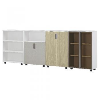 유라인 3단책장(화이트바디)