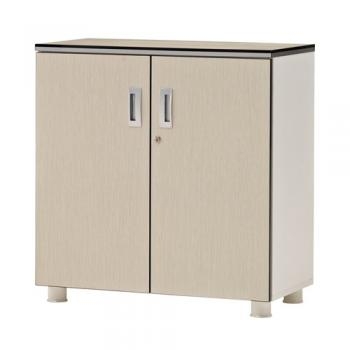 카멜레온 화이트에쉬 2단장식장