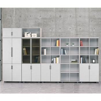 유라인 서가형 5단책장(화이트바디)