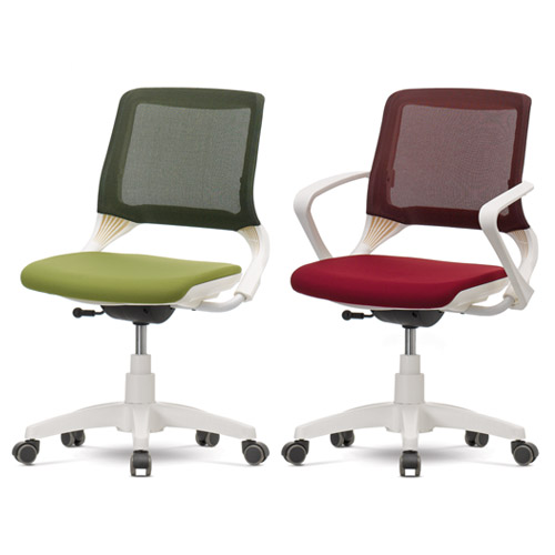 루시메쉬 회전의자(화이트프레임)