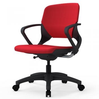 루시 회전의자(블랙 프레임)