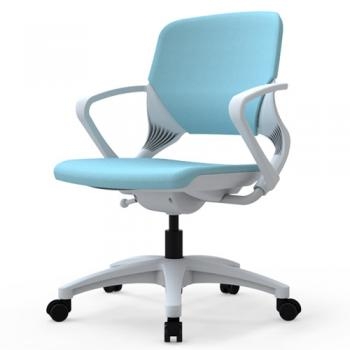 루시 회전의자(화이트 프레임)