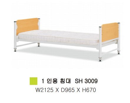 철재1인용침대 분리형(매트포함)