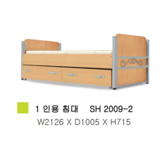 철제1인용침대 서랍형(매트포함)
