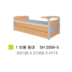 철제1인용침대 서랍형(독서대&매트포함)
