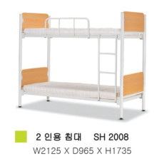철재2인용침대(매트포함)