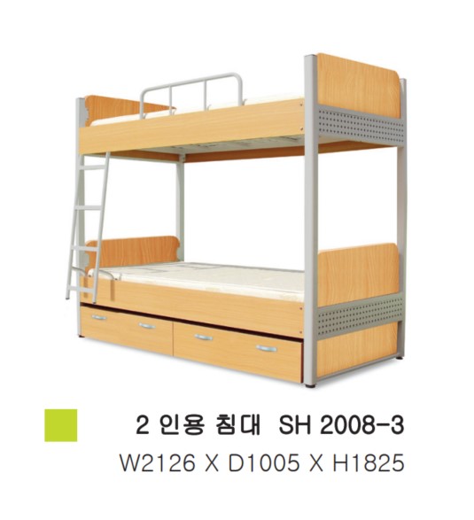 철제2인용침대 서랍형(매트포함)