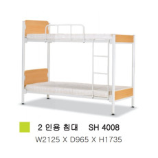 철제2인용침대(매트포함)