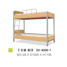철제2인용침대(매트포함)