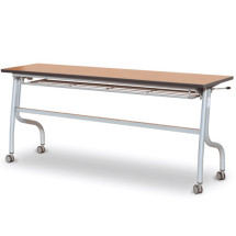 접이식 수강용책상(선반:철선/가림판무)