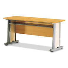 고정식 교육용책상(타공선반형/목재가림판)