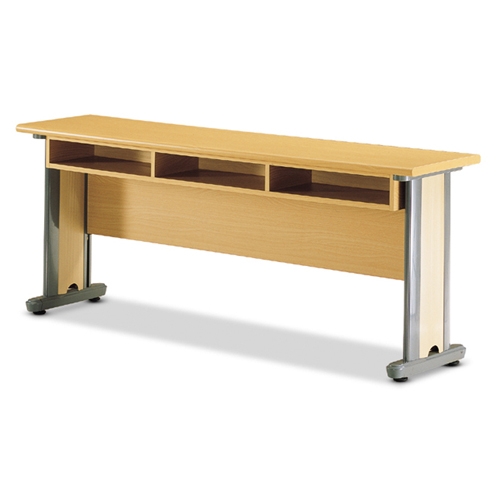 고정식 교육용책상(목재선반형/목재가림판)