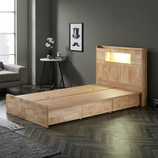 2157-1 원목 LED서랍 침대