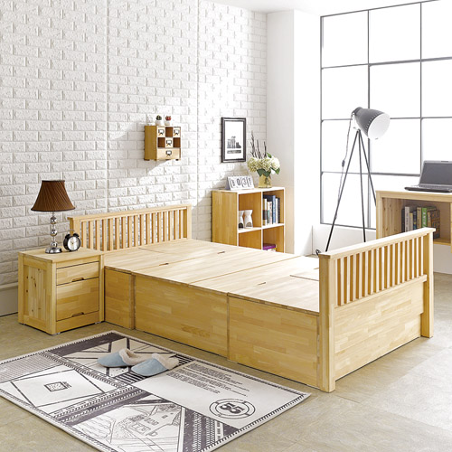 2155-1 502 원목 리프트 수납침대