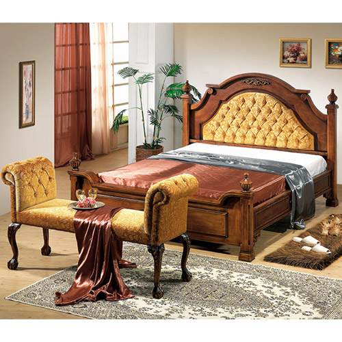 2136-1 앤틱브라운 침대