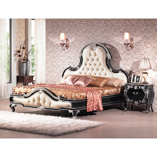 2136-3 블랙실버 7254 침대