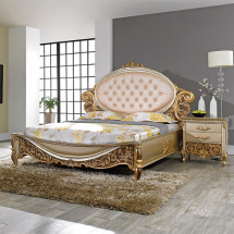 2133-1 스바나 핑크골드 침대