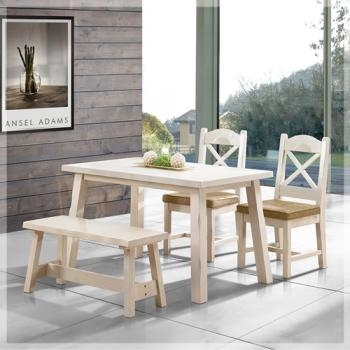 617-2 카프카1 4인 벤치 식탁 세트