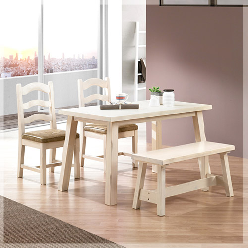 617-1 카프카2 4인 벤치 식탁 세트