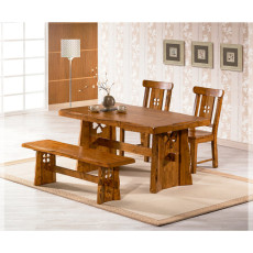 598-1 리오 4인 벤치 식탁 세트