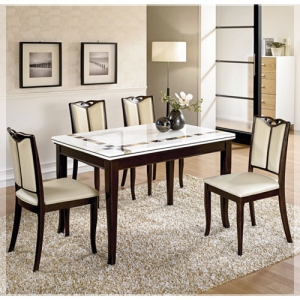 1036-1 몽블랑대리석식탁(2인/4인)