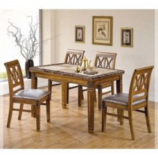 1046-1 투엑스톤대리석콤비식탁(2인/4인)