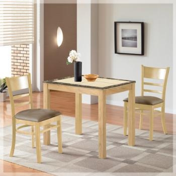 651-1 케빈 대리석 2인/4인 식탁 세트