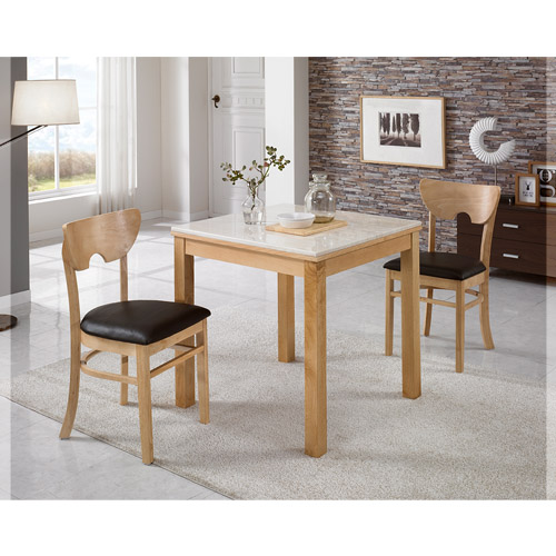 643-1 제이스 대리석 2인 식탁 세트