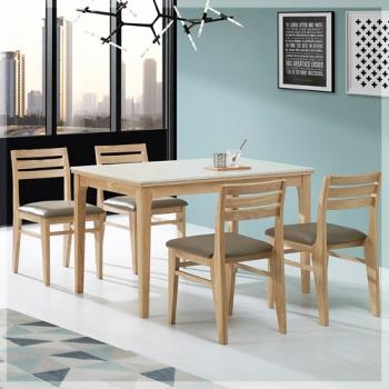 638-1 티라 대리석 4인 식탁 세트