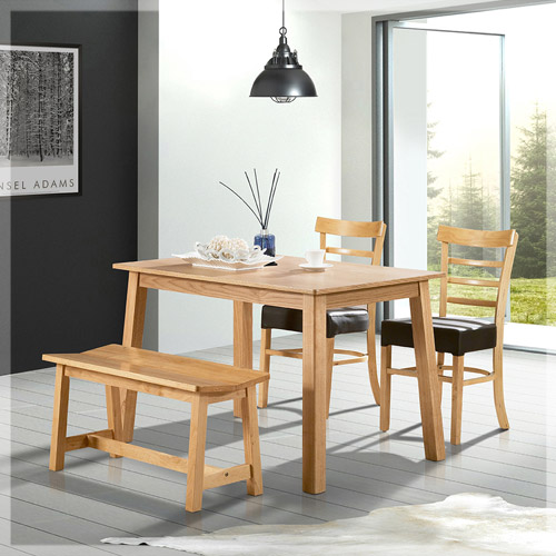 631-2 카라 4인 벤치 식탁 세트