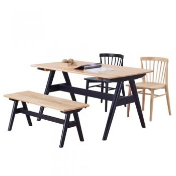 621-1 아니카 4인/6인 벤치 식탁 세트