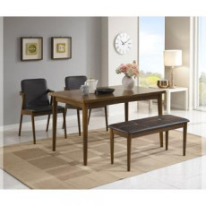 619-2 다비드 4인 벤치 식탁 세트