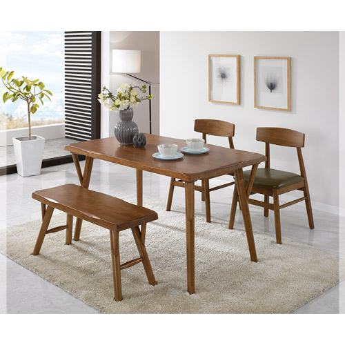 616-2 파코1 4인 벤치 식탁 세트