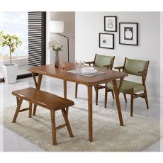 616-1 파코2 4인 벤치 식탁 세트