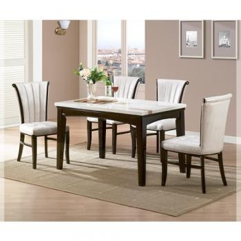 607-1 샹드리에 4인 식탁 세트