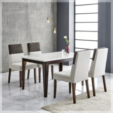 604-1 LW-1805 대리석 4인 식탁 세트