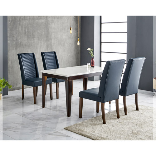 604-2 LW-1706 대리석 4인 식탁 세트