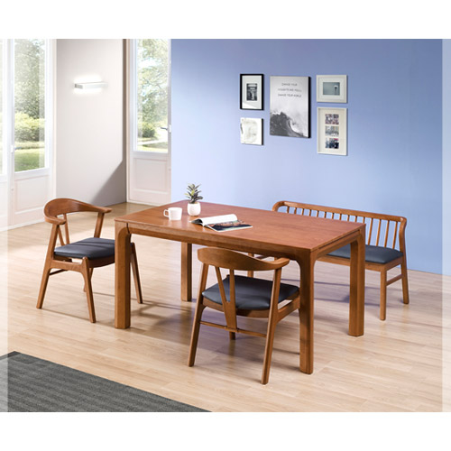 602-1 카라벨 4인/6인 벤치 식탁 세트