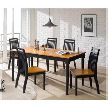 599-1 라벤더 4인 서랍형 식탁 세트