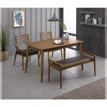594-3 발렌시아 4인/6인 벤치 식탁 세트